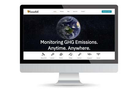 Momentick: Fully designed website for tech startup company