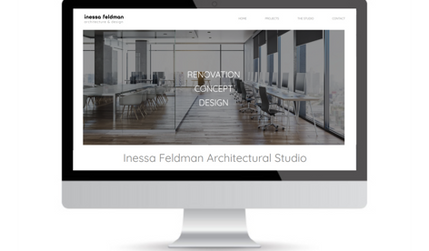 Inessa Feldman - Business Portfolio: פורטפוליו מעוצב למעצבת פנים