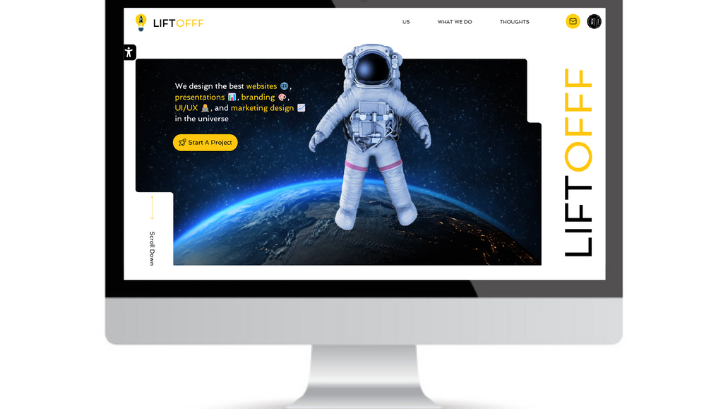 LIFTOFFF Design Agency | Artist Portfolio | Wix Studio: Fully created and designed  website including responsive layout, animation, visual effects, contact forms and more

