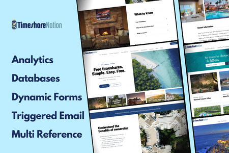 Time Share Nation: Wix Velo, Multi Layer Dynamic Content, Redesign, Analytics. https://www.codequeen.us/timeshare-nation