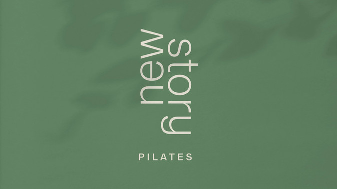 New Story Pilates: New Story Pilates is a contemporary studio helping people strengthen, align and restore through movement. I developed the full brand identity—logo, colour palette and visual language—reflecting balance and calm energy.
