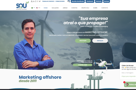 SOU MKT Offshore: We are experts in Offshore and Sustainable Marketing for 12 years, schedule a meeting to consult our integral marketing plans for companies. 