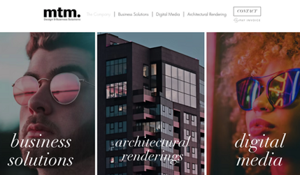 Digital Agency: MTM Design & Business Solutions is a full-service agency specializing in business development and digital design. The website showcases a diverse range of services, including business planning, branding, web development, app design, and 3D visualization. With a global client base, the agency provides innovative solutions to help businesses grow and scale.