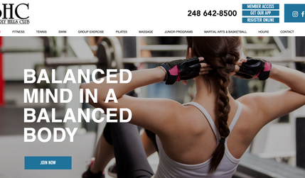 Beverly Hills Club: Complete website redesign.