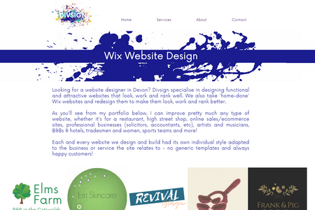 Divsign Website Design in Devon: Divsign: Wix Specialist website design & SEO in Devon, UK