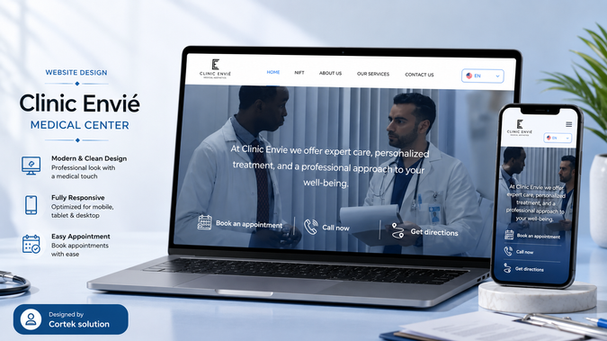 Dr sanatgari: This project involved redesigning a medical-related website to improve its overall design, usability, and user experience. The updated layout was made cleaner, more modern, and easier to navigate, ensuring a more professional and user-friendly interface.
