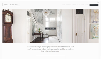 Reed & Acanthus: Interior Decorator / Online Store