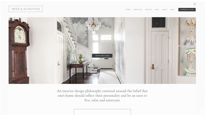 Reed & Acanthus: Interior Decorator / Online Store