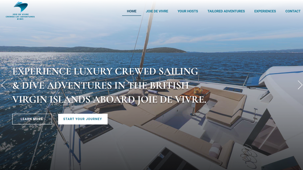 Zelena Nautica: A stylish website for luxury catamaran adventures