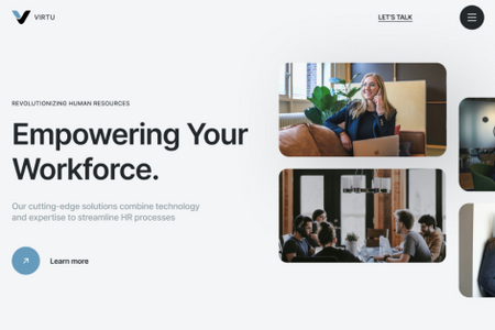 Virtu - HR Solutions: A very clean service HR business.
