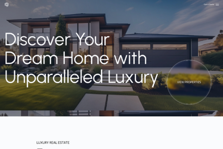 Regal Realty: Luxury real estate property listing website.