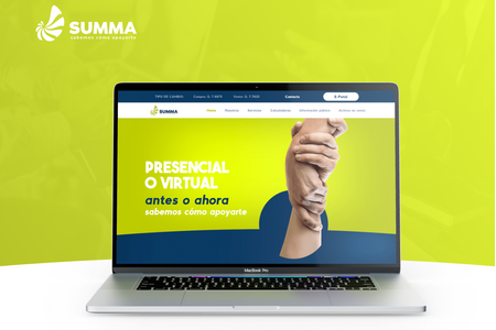 Financiera Summa: We are delighted to have had the opportunity to work on the website of Financiera Summa, S.A, a distinguished banking institution authorized to operate in accordance with the guidelines set forth by the Companies Act of Guatemala. we have crafted a website that showcases Financiera Summa's commitment to excellence and innovation in the financial sector. The platform serves as a gateway for clients to explore our range of services, empowering them to make informed decisions about their financial future.