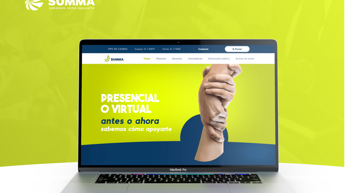 Financiera Summa: We are delighted to have had the opportunity to work on the website of Financiera Summa, S.A, a distinguished banking institution authorized to operate in accordance with the guidelines set forth by the Companies Act of Guatemala. we have crafted a website that showcases Financiera Summa's commitment to excellence and innovation in the financial sector. The platform serves as a gateway for clients to explore our range of services, empowering them to make informed decisions about their financial future.