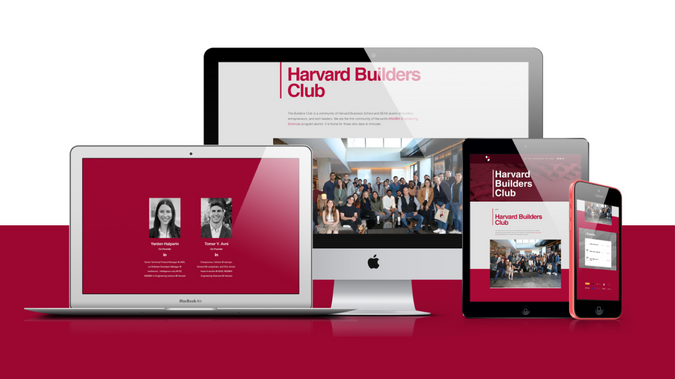 The Builders Club: The project focused on creating a landing page for the Harvard Builders Club, providing information on club activities, upcoming events, and speakers. The Harvard Builders Club aims to create a vibrant community of entrepreneurs and innovators who can collaborate, learn, and grow together, with the ultimate goal of creating a positive impact on society.
Technology: Wix