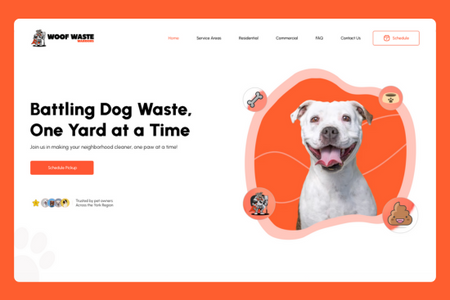 Woof Waste Warriors: Wix Studio Website Design | On-Page SEO