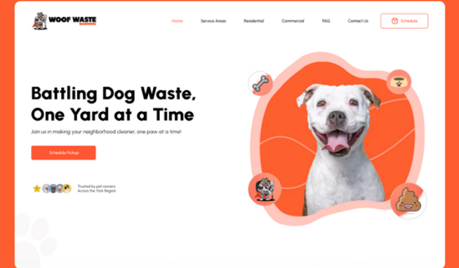 Woof Waste Warriors: Wix Studio Website Design | On-Page SEO