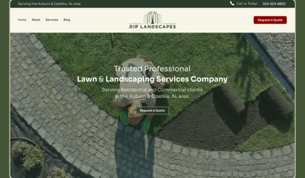 RIP Landscapes: Website Redesign | On-Site SEO | Monthly SEO