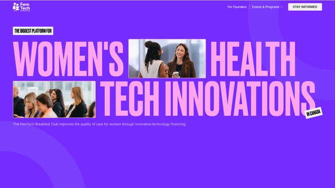 FemTech Breakfast Club: Wix Studio Website Design | On-Page SEO | CMS