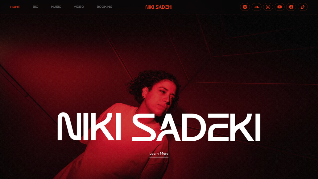 Niki Sadeki: Wix Studio Website Design | On-Page SEO