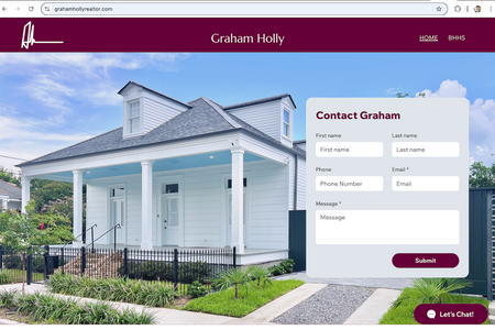 Graham Holly Realtor: We set New Orlean's real estate agent, Graham Holly, up with a website to be his central hub for his real estate business online. 

Relational dynamics in the Real Estate brokerage industry get a bit confused. Real Estate agents are independent contractors - not full time employees. Yet, brokerages tend to operate like they're employers, enforcing uniform controls, systems and even quotas on their contractors. 

They also tend to centralize the marketing efforts setting up a system that leverages many agents to drive traffic, leads and awareness towards the one central brand vs. each agent focusing more on developing & evangelizing their own brand in the marketplace. 

The more gravity an agent's website has online pulling potential customers towards their own branded funnels, the more value they'll capture and compound over time. 

This is just step one. More phases to come as we push Graham's website out to market and collaborate with him to iterate and optimize as we go. 

Good luck, Graham! Were behind you!