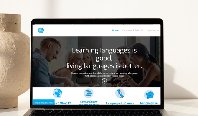 Small World: The UX House designed a bright and informative website for SmallWorld, a language learning center based in Zurich. We developed the full site structure to clearly present their language programs, courses, and enrollment information. Every page was crafted to support ease of navigation and user engagement. From visual design to domain integration, we translated the client’s vision into a functional and welcoming online platform.