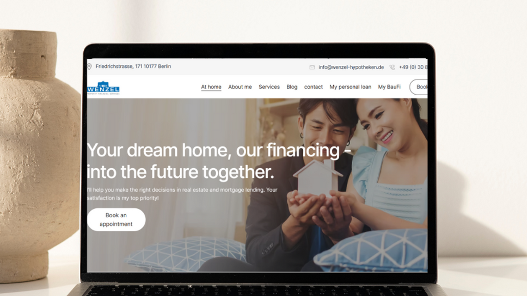 Wenzel | Frank: The UX House partnered with Wenzel Hypotheken to create a professional and trustworthy website for their home finance services. We designed the entire site—from the homepage to detailed service sections—with a clean, structured layout that builds credibility. The content flow was carefully planned to guide users through mortgage options, and we handled domain setup to deliver a seamless online experience aligned with the client’s goals.