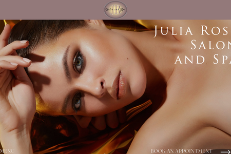 JR Salon and Spa 2: I created the logo and website for this salon and spa, as well as added a services page so that members can book directly online.