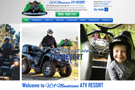 VA Mountains ATV: Website Design & SEO