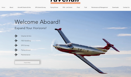 Ravenair: This was a very large project as you can see, it was a complete redesign of an existing website. It has been totally modernised and updated and looks nothing like the original site. We continue to manage this site.