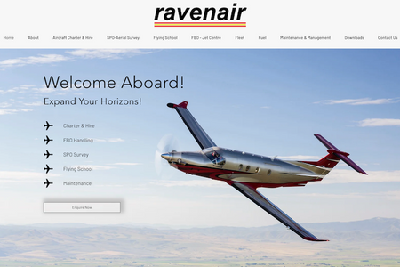 Ravenair: This was a very large project as you can see, it was a complete redesign of an existing website. It has been totally modernised and updated and looks nothing like the original site. We continue to manage this site.