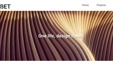 Studio Herbet: Advanced website for an Industrial design studio