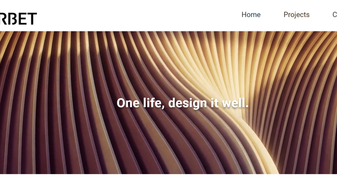 Studio Herbet: Advanced website for an Industrial design studio