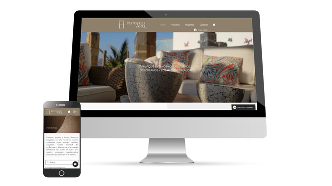 Pastorelliarq: Rediseño y desarrollo de área de proyectos con administrador de contenidos