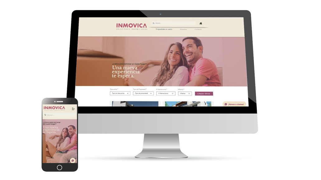 INMOVICA PUEBLA: Diseño y desarrollo de sitio web con administrador de contenidos