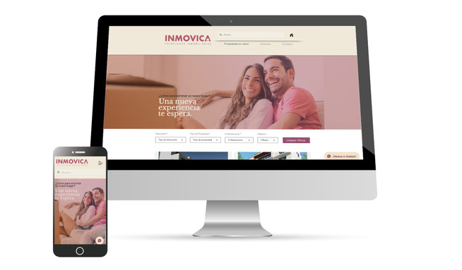 INMOVICA PUEBLA: Diseño y desarrollo de sitio web con administrador de contenidos