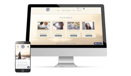 El Mundo Sensible: Rediseño de sitio web
