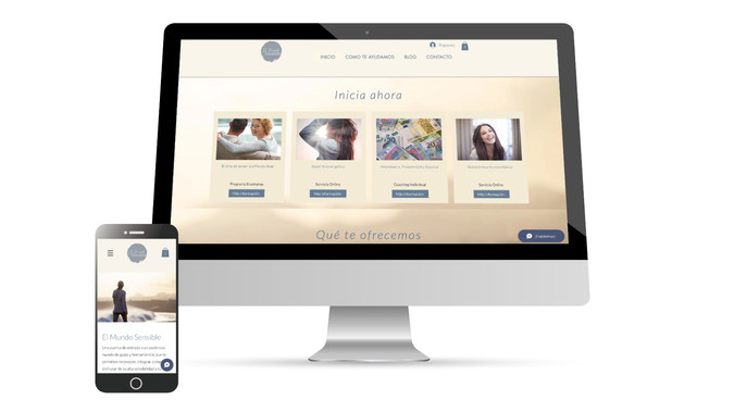 El Mundo Sensible: Rediseño de sitio web