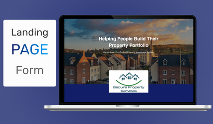 Secure Property Serv: This project involved creating a landing page with a custom-made form designed specifically to gather important information for the business. The user-friendly layout and intuitive design make it easy for potential customers to input their details, driving lead generation for the company.