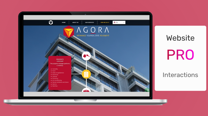 Agora: We designed a modern website with custom interactions to create an engaging user experience. Our team of skilled designers worked closely with the client to create a visually stunning design that also meets their functional needs. The custom interactions we implemented add an extra layer of interest and help users navigate the site with ease.