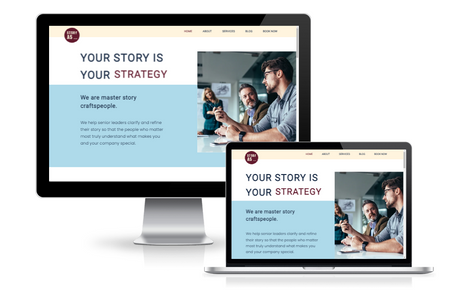 Story As: Website designed, built, and launched during our Website in a Day program. Site was optimized for target keywords and submitted to Google.