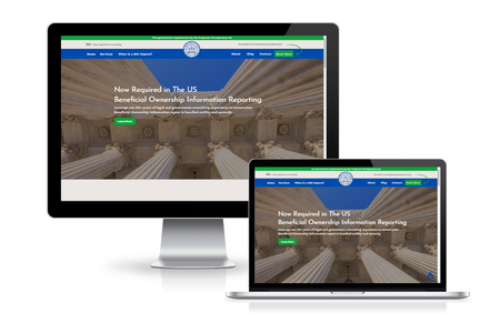 Fincen Filing Sol: Website in a day build for BOI reporting business. Build includes stylescape, wireframes, SEO and training video.