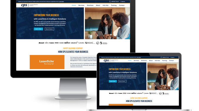 CPS: Website redesign and SEO through our Fundamentals design program.