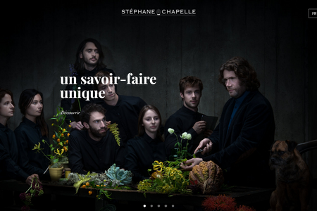 Maison Stéphane Chapelle: Refonte de site sur Editor X