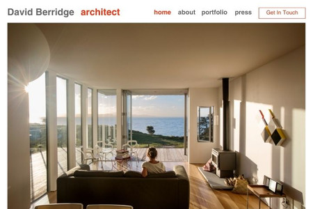 Architect Portfolio: Website & custom database management design.