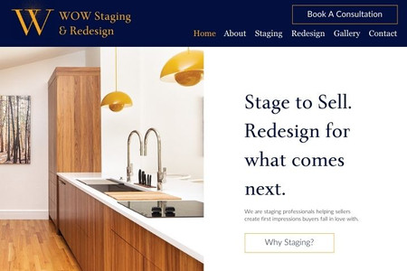 Home Staging and Interior Redesign: Classic portfolio site - SEO and optimized for Accessibility.