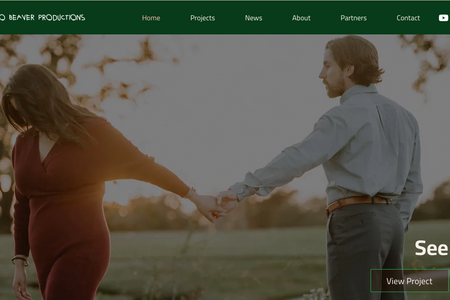 Indie Film Production: Built on Wix Studio with custom CMS Portfolio and coding