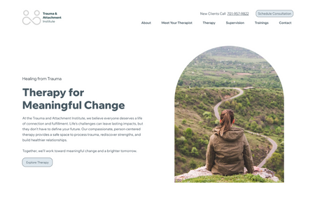Therapy Institute: A therapy group with integrated EHR, designed to grow with their practice as they add new therapists.