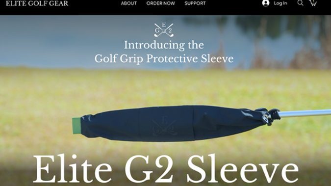 eCommerce Golf Product: Premium eCommerce site for a new product launch, marketing to golf professionals and enthusiasts.
