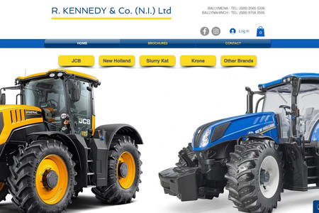 R Kennedy & Co: R Kennedy & Co are one of Ireland's longest established suppliers of agriculture  machinery. Their website allows potential customers to review the many products they offer whilst allowing then to download brochures and product factsheets.