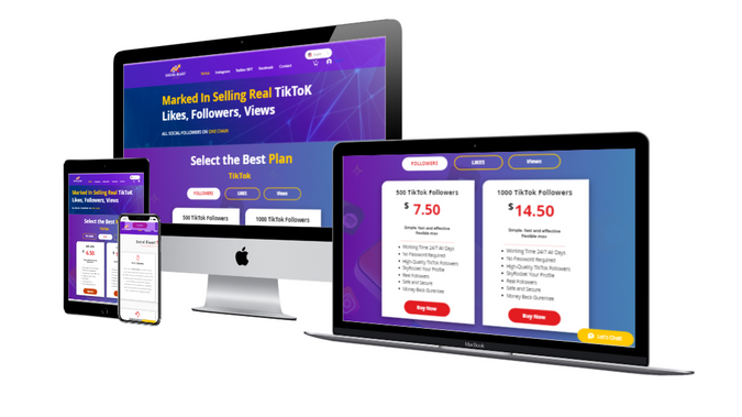 SocialBlaast: SocialBlaast is the website where they can provide digital services which we develop customization and API integration like Instagram followers, likes, views, and custom comments.
Tiktok Followers, Likes, Views 
FaceBook Page Likes, Followers, Likes
